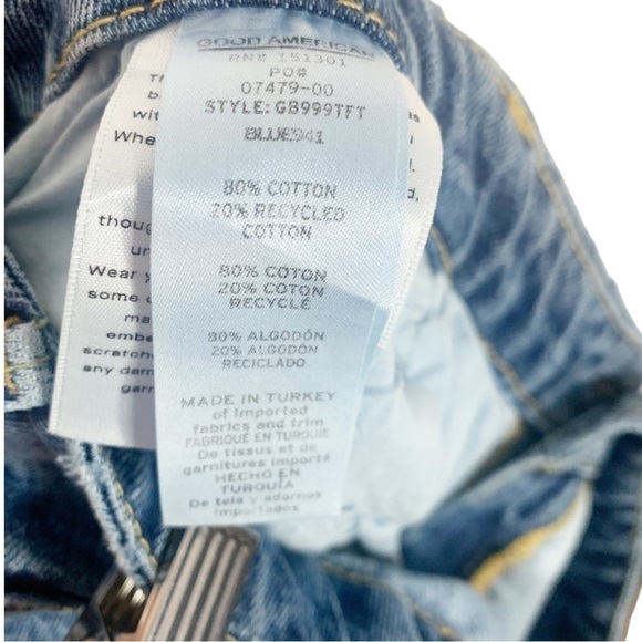 Good American Good Boy Jeans Size 15 - Picture 5 of 7